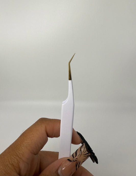 45 degree isolation tweezer